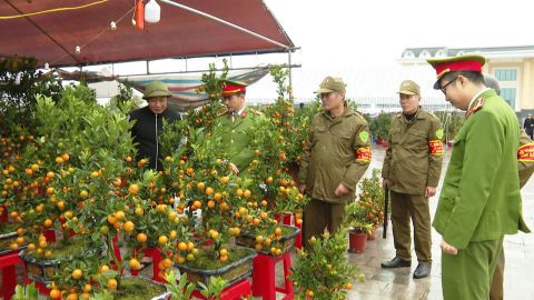 Đảm bảo ANTT cho nh&acirc;n d&acirc;n vui xu&acirc;n, đ&oacute;n Tết an to&agrave;n