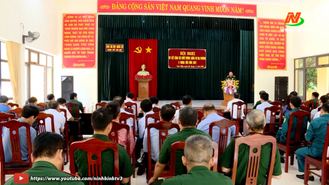 Th&agrave;nh phố Tam Điệp sơ kết c&ocirc;ng t&aacute;c quốc ph&ograve;ng qu&acirc;n sự địa phương 6 th&aacute;ng đầu năm
