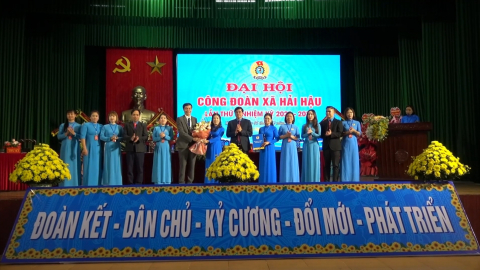 Đại hội C&ocirc;ng đo&agrave;n x&atilde; Hải Hậu nhiệm kỳ 2025 - 2030