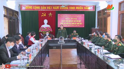 Ủy ban Kiểm tra Đảng uỷ Qu&acirc;n sự tỉnh sơ kết thực hiện Quy chế phối hợp