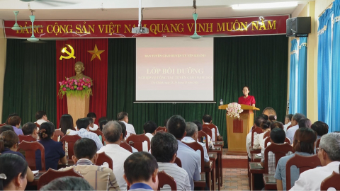 Y&ecirc;n Kh&aacute;nh bồi dưỡng nghiệp vụ c&ocirc;ng t&aacute;c tuy&ecirc;n gi&aacute;o năm 2024