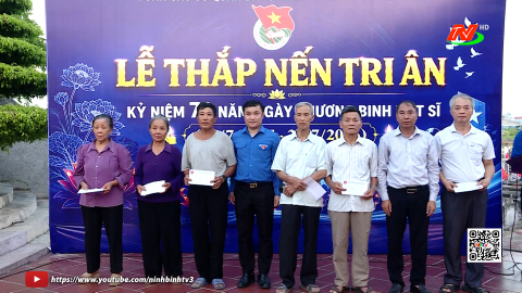 Thăm, tặng qu&agrave; người c&oacute; c&ocirc;ng tại Y&ecirc;n Đồng