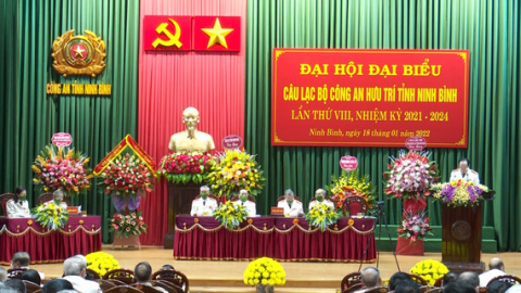 Đại hội đại biểu c&acirc;u lạc bộ c&ocirc;ng an hưu tr&iacute; tỉnh lần thứ VIII