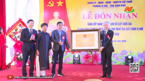 Đ&igrave;nh l&agrave;ng Vị Kh&ecirc; đ&oacute;n nhận Bằng xếp hạng di t&iacute;ch lịch sử Quốc gia