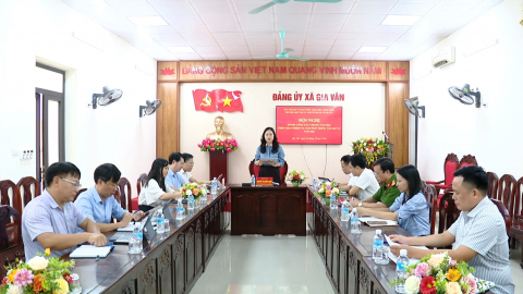 X&atilde; Gia V&acirc;n sơ kết 9 th&aacute;ng triển khai thực hiện Nghị quyết 57