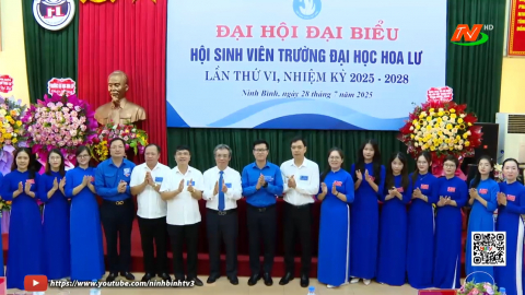 Đại hội Đại biểu Hội sinh vi&ecirc;n trường Đại học Hoa Lư lần thứ VI
