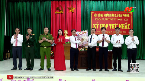 Kỳ họp thứ nhất, HĐND x&atilde; Gia Phong nhiệm kỳ 2026 - 2031