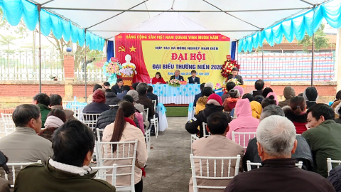 Đại hội đại biểu thường ni&ecirc;n HTX Nam Điền
