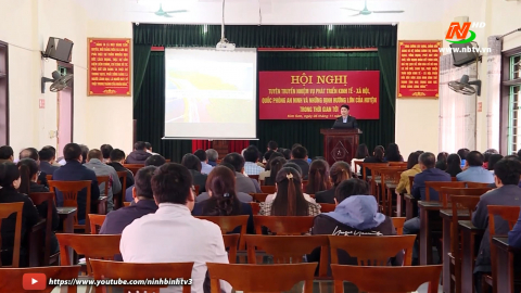 Kim Sơn tuy&ecirc;n truyền c&aacute;c nhiệm vụ, định hướng quan trọng