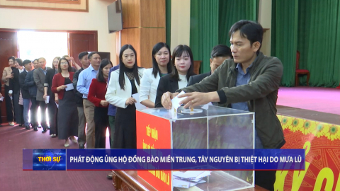 Ph&aacute;t động ủng hộ đồng b&agrave;o miền Trung, T&acirc;y Nguy&ecirc;n bị thiệt hại do mưa lũ
