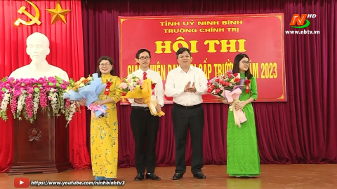 Hội thi giảng vi&ecirc;n giỏi trường ch&iacute;nh trị tỉnh