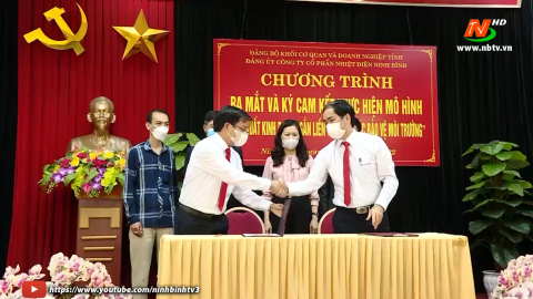 Ra mắt m&ocirc; h&igrave;nh "sản xuất, kinh doanh gắn liền với bảo vệ m&ocirc;i trường"