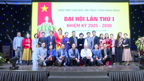 Đại hội Hiệp hội văn h&oacute;a ẩm thực tỉnh Ninh B&igrave;nh, nhiệm kỳ 2025 - 2030