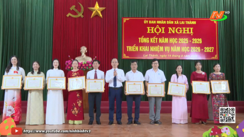 X&atilde; Lai Th&agrave;nh tổng kết năm học 2026 - 2027