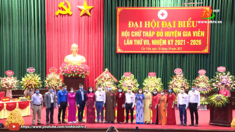 Đại hội đại biểu Hội Chữ thập đỏ huyện Gia Viễn lần thứ VII