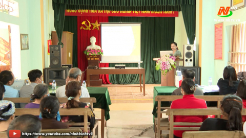 Tập huấn quy tr&igrave;nh chăn nu&ocirc;i g&agrave; theo hướng hữu cơ