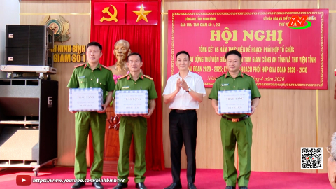 K&yacute; kết kế hoạch phối hợp giữa c&aacute;c trại tạm giam v&agrave; thư viện tỉnh