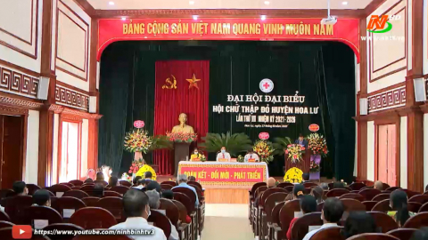 Đại hội đại biểu Hội Chữ thập đỏ huyện Hoa Lư lần thứ VII