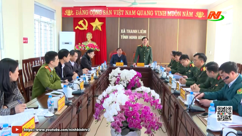 Chi bộ Qu&acirc;n sự x&atilde; Thanh Li&ecirc;m ra Nghị quyết l&atilde;nh đạo thực hiện nhiệm vụ năm 2026