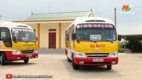 Vận tải h&agrave;nh kh&aacute;ch ở Kim Sơn sau khi gỡ bỏ gi&atilde;n c&aacute;ch