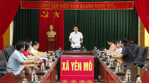 Chuẩn bị Đại hội đại biểu MTTQ Việt Nam x&atilde; Y&ecirc;n M&ocirc; lần thứ I