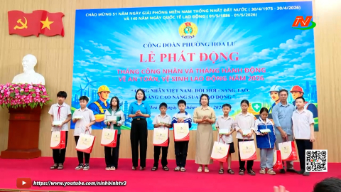 Ph&aacute;t động th&aacute;ng c&ocirc;ng nh&acirc;n v&agrave; th&aacute;ng h&agrave;nh động ATVSLĐ năm 2026