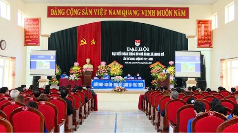 Đại hội Đại biểu Đo&agrave;n X&atilde; Ninh Mỹ nhiệm kỳ 2022-2027