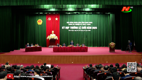 Ng&agrave;y l&agrave;m việc thứ 2 kỳ họp thường lệ cuối năm HĐND tỉnh Ninh B&igrave;nh kh&oacute;a XV