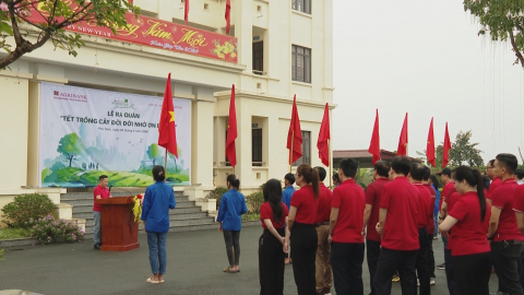 Agribank Ninh B&igrave;nh ph&aacute;t động tết trồng c&acirc;y năm 2024