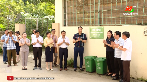 Ninh H&ograve;a ra mắt m&ocirc; h&igrave;nh &ldquo;Khu d&acirc;n cư ph&acirc;n loại r&aacute;c thải tại nguồn&rdquo;