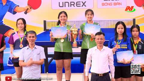 Bế mạc giải b&oacute;ng b&agrave;n thiếu ni&ecirc;n, nhi đồng tỉnh Ninh B&igrave;nh năm 2026