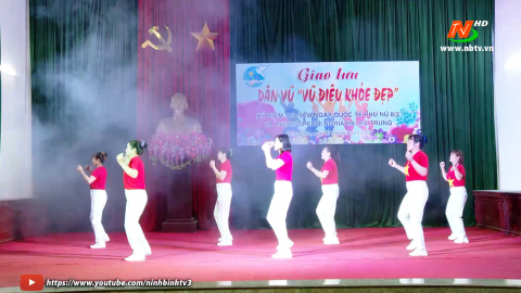 Phong tr&agrave;o d&acirc;n vũ thể thao trong phụ nữ x&atilde; Quang Sơn