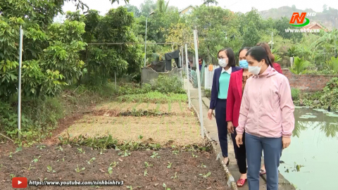 Phụ nữ Gia Viễn thực hiện mục ti&ecirc;u x&acirc;y dựng gia đ&igrave;nh "5 kh&ocirc;ng, 3 sạch"