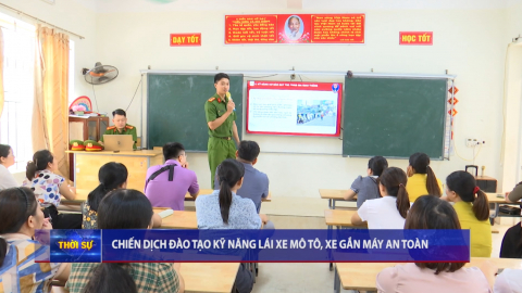 Chiến dịch đ&agrave;o tạo kỹ năng l&aacute;i xe m&ocirc; t&ocirc;, xe gắn m&aacute;y an to&agrave;n