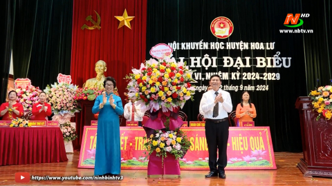 Đại hội đại biểu Hội Khuyến học huyện Hoa Lư, nhiệm kỳ 2024 - 2029