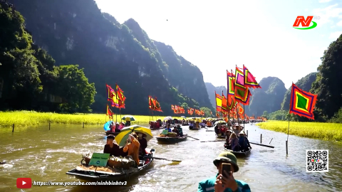 Lễ hội sắc v&agrave;ng Tam Cốc - Tr&agrave;ng An để lại nhiều dấu ấn