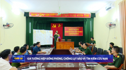 Gia Tường hiệp đồng ph&ograve;ng, chống lụt b&atilde;o v&agrave; t&igrave;m kiếm cứu nạn