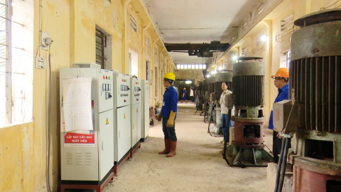 Chi nh&aacute;nh KTCTTL Hoa Lư chủ động ph&ograve;ng, chống lụt b&atilde;o
