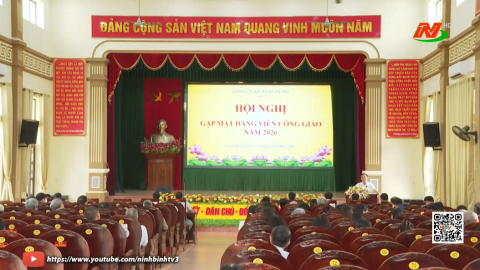 Đảng ủy x&atilde; Xu&acirc;n Hưng gặp mặt đảng vi&ecirc;n c&ocirc;ng gi&aacute;o năm 2026