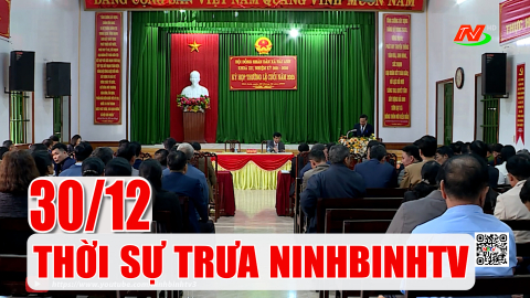 Thời sự Trưa NinhBinhTV - 30/12/2025
