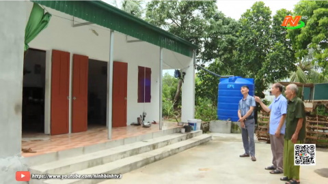 Hội Cựu chiến binh x&atilde; B&igrave;nh An chung tay x&oacute;a nh&agrave; tạm cho hội vi&ecirc;n