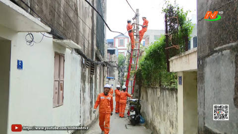 Điện lực Ninh B&igrave;nh chủ động n&acirc;ng cao năng lực PCTT & TKCN