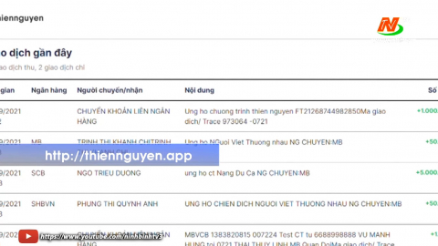 T&agrave;i khoản chuy&ecirc;n biệt cho người l&agrave;m từ thiện