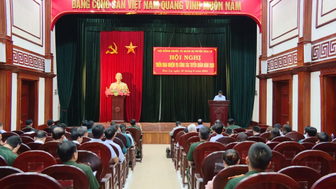 Hoa Lư triển khai c&ocirc;ng t&aacute;c tuyển qu&acirc;n năm 2025