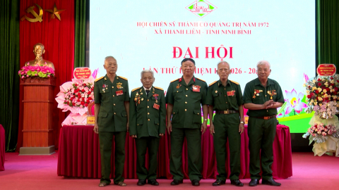 Đại hội Hội Chiến sĩ Th&agrave;nh cổ Quảng Trị năm 1972 x&atilde; Thanh Li&ecirc;m