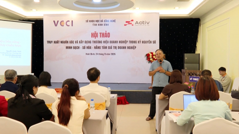 Hội thảo truy xuất nguồn gốc v&agrave; x&acirc;y dựng thương hiệu trong kỷ nguy&ecirc;n số