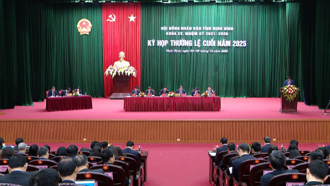 Kỳ họp thường lệ cuối năm 2025, HĐND tỉnh kh&oacute;a XV, nhiệm kỳ 2021 - 2026