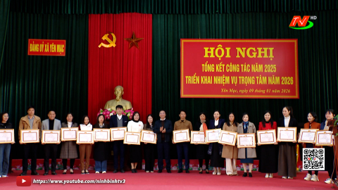 Đảng ủy x&atilde; Y&ecirc;n Mạc triển khai nhiệm vụ năm 2026