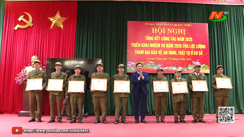 X&atilde; Quang Thiện tổng kết c&ocirc;ng t&aacute;c bảo vệ an ninh, trật tự năm 2025