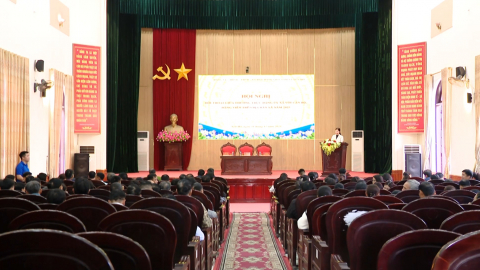 Y&ecirc;n M&ocirc; đối thoại với c&aacute;n bộ, đảng vi&ecirc;n tr&ecirc;n địa b&agrave;n x&atilde;